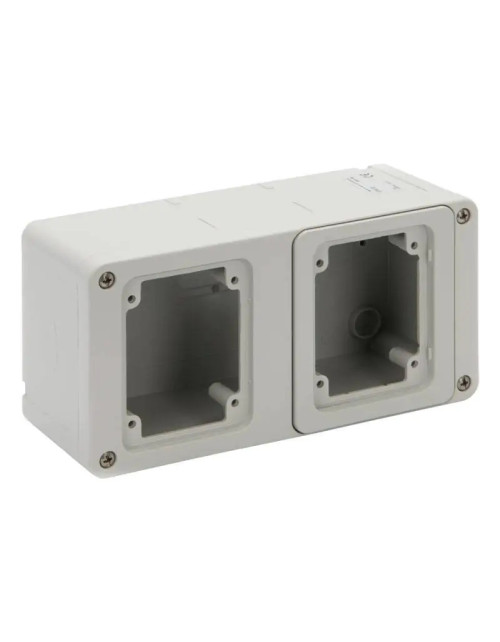 Palazzoli wall box for IP55 sockets 103x206 mm 579702