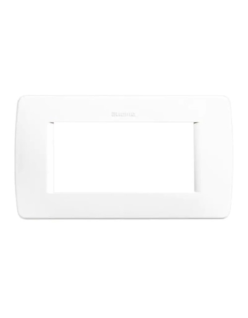 Bticino Luna plaque 4 modules blanc C4804BN