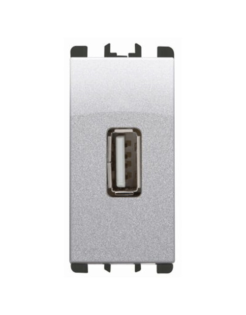 Urmet Simon Nea Toma USB 5V 2.1A color aluminio 10330AL