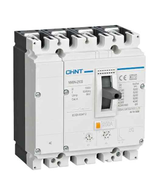 Chint NM8N 250A 4P 50KA MCCB Kompakt-Leistungsschalter 271188