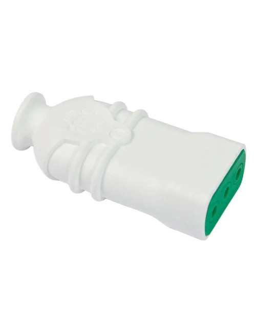 Base de enchufe extraible P11 Fanton 2P+T 10A blanco 81100