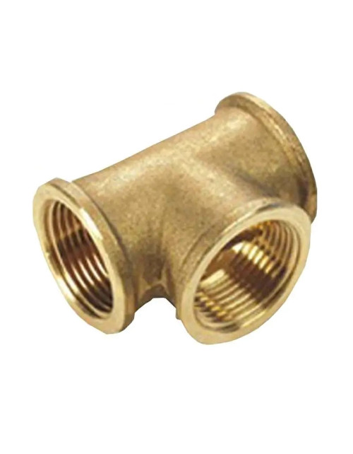 Tee fitting for IBP F/F/F 1/2 brass pipes 8130 M04004004