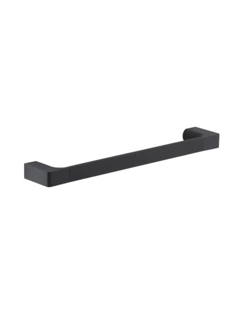 Porta asciugamani bagno a muro Gedy Pirenei 35cm nero matto PI21-35-14