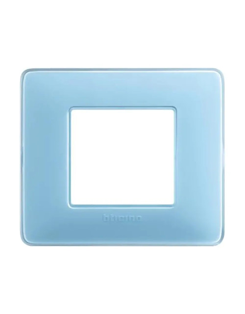 Bticino Matix 2-module turquoise plate AM4802CAR