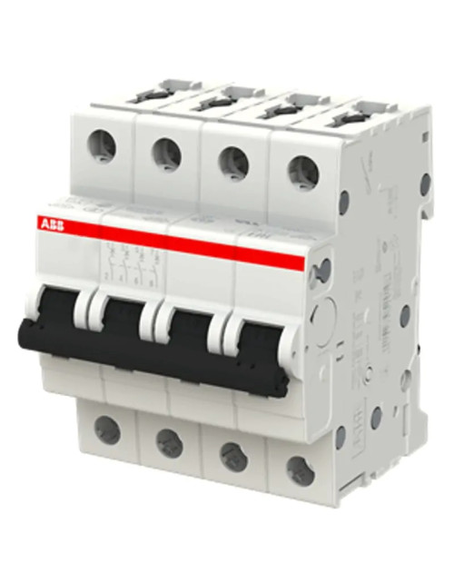 ABB S204L 4P 10A 4.5kA type C interrupteur magnétique thermique 4 modules S598644