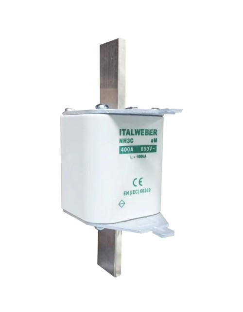 Fusible à couteau standard Italweber NH 3C courbe am 400A 690V 1632400