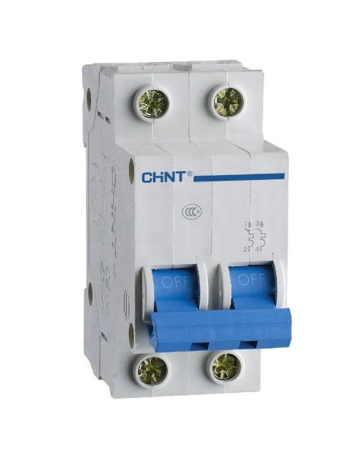 Chint EB 1P+N 25A 4.5kA C Interrupteur magnétothermique 2 modules 328390