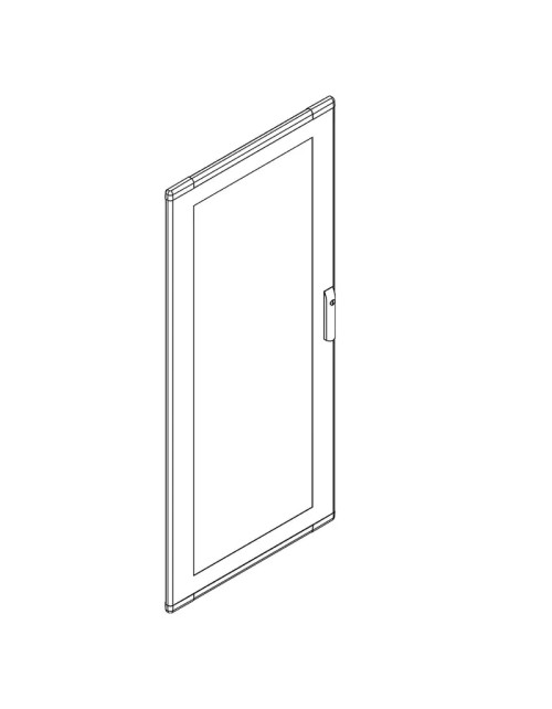 Puerta de cristal Bticino MAS para armarios LDX400 LDX800 600X1400 93670V