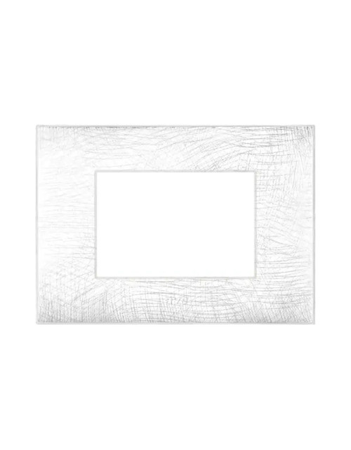 Ave YOUNG44 white 3D 3-place plate 44PJ03B/3D