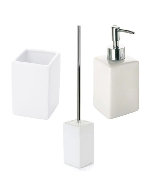 Set arredo bagno Verbena bianco VE33-81-98