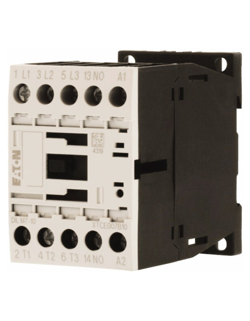 Eaton contactor de potencia 3kW 400V AC3 3P+1NO 276554