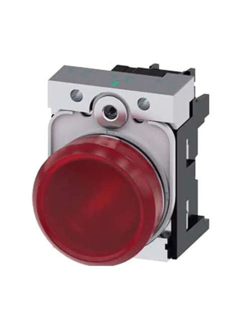 Indicatore Siemens luminoso rosso LED 230V 22mm 3SU11566AA201AA0