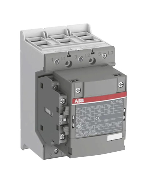 ABB 3 pole contactor 116A 100-250V ac/dc . AF116301113