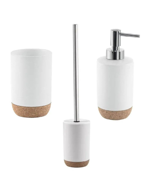 Conjunto mueble de baño Gedy Ilary blanco IL33-80-98