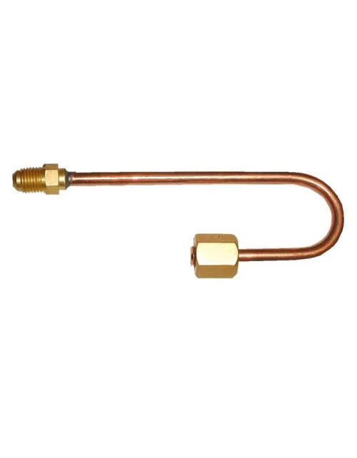 Ferrari U-fitting Male/Female 1/4 in brass and copper 107396