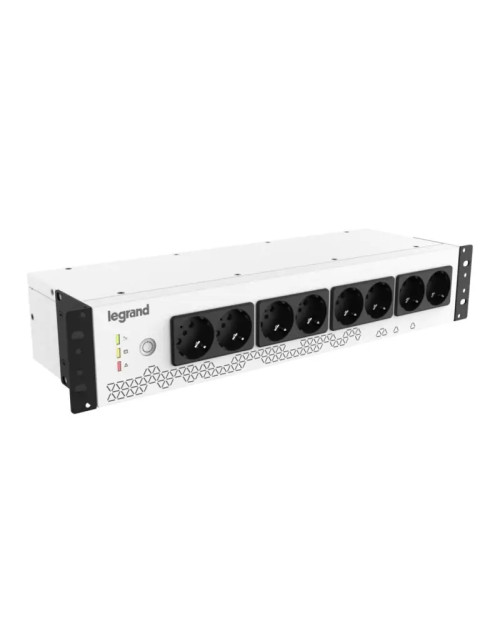 SAI Legrand KEOR PDU para instalación en rack 800VA 8 enchufes alemanes 310332