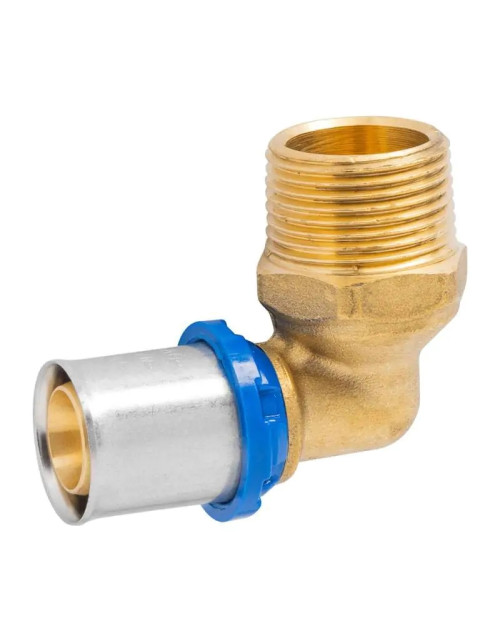 Ape M 1/2 x 16 mm brass elbow fitting ARL3003100