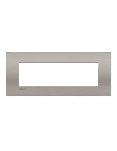 Placca Bticino LivingLight AIR sabbia 7 posti LNC4807SB