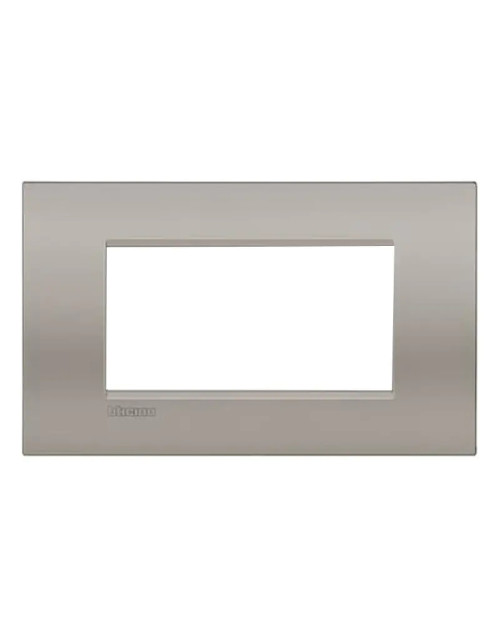 Bticino LivingLight AIR arena placa de 4 plazas LNC4804SB