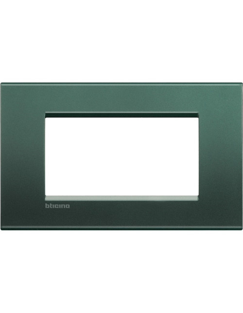 Bticino Livinglight plaque couleur parc carré 4 modules LNA4804PK