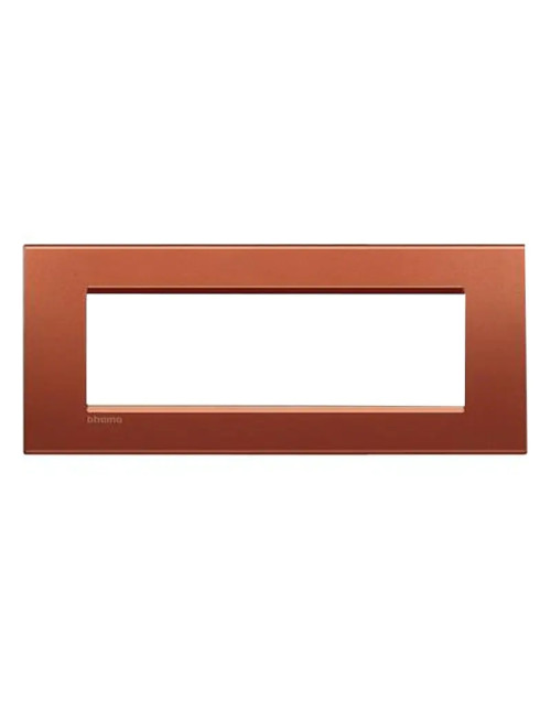 Bticino Livinglight 7-module brick-coloured square plate LNA4807RK