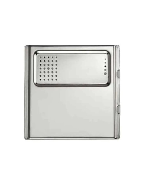 Module Urmet Sinthesi Steel sans boutons pour plaque de rue en aluminium anodisé 1158/20