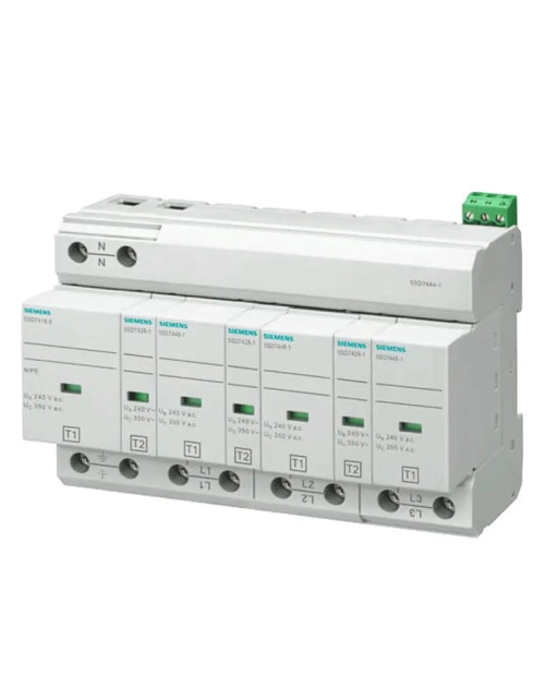 Descargador de sobretensiones combinado Siemens 100KA CLI+II 4P 5SD74441