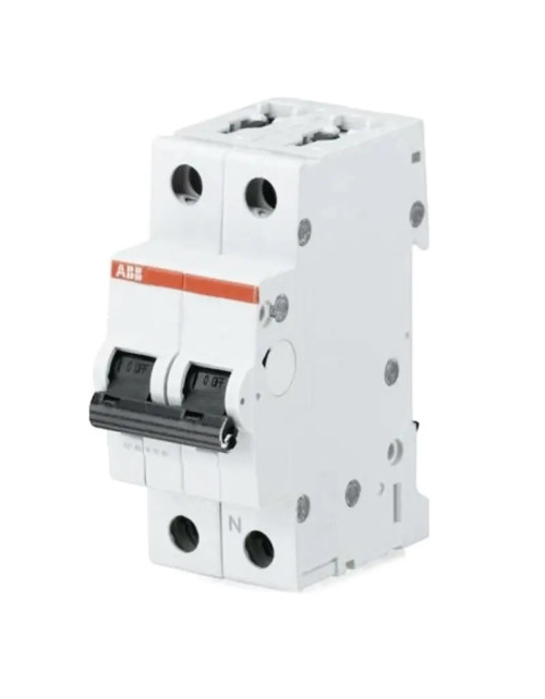 Interruttore ABB magnetotermico differenziale 1P+N 25A 30mA tipo AC 6kA 2 moduli DS1C25AC30