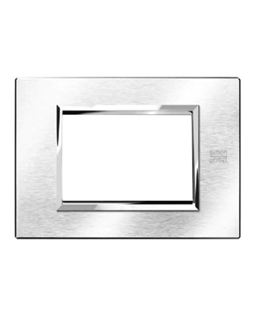 Urmet Simon Nea 4-module brushed chrome plate 13904.CS