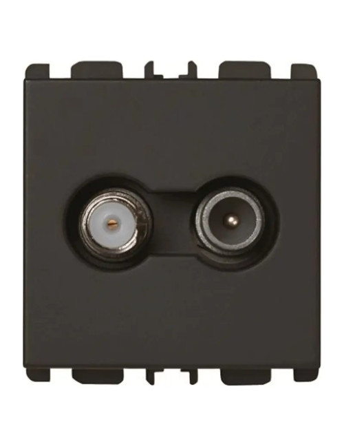 Urmet Simon direct TV-SAT socket demixed 2DB anthracite 13400/2