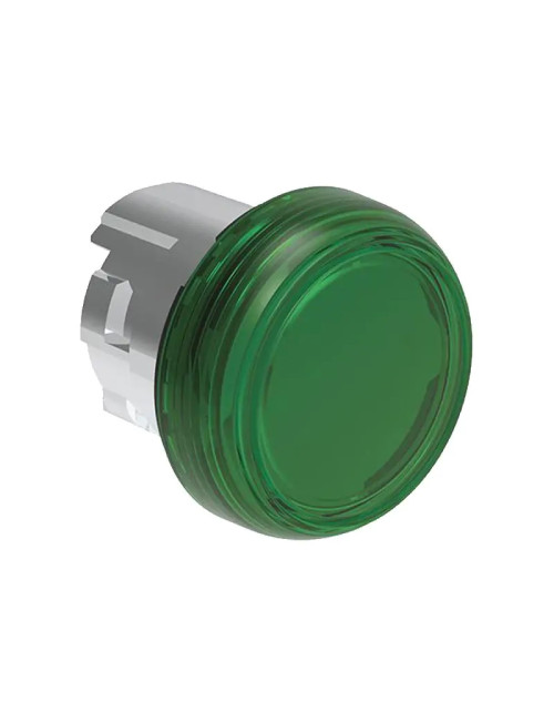 Cabezal de luz indicadora Lovato Platinum Green LPSL3