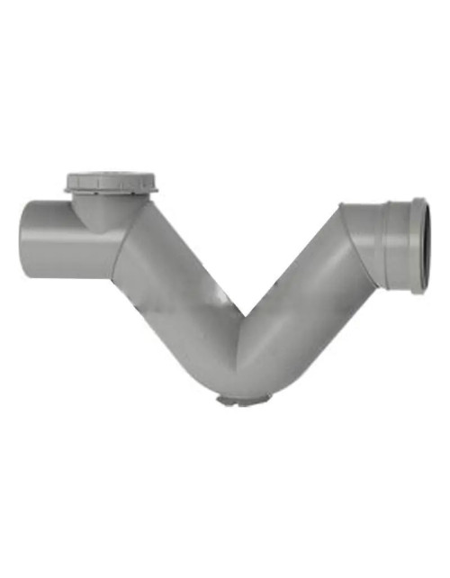 Florence siphon in PP Valsir PP3 for drain pipes D 125 mm L 346 mm VS0533125