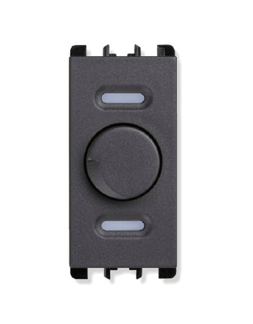 Urmet Simon Nea rotary dimmer diverter + push anthracite 10533