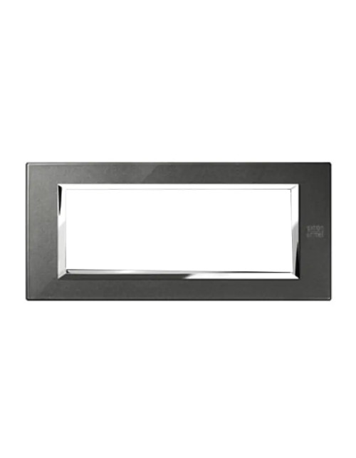 Urmet Simon Nea plate 6 modules graphite black 13906.NG