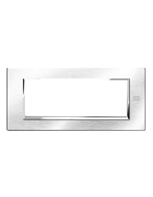 Urmet Simon Nea 6-module brushed chrome plate 13906.CS