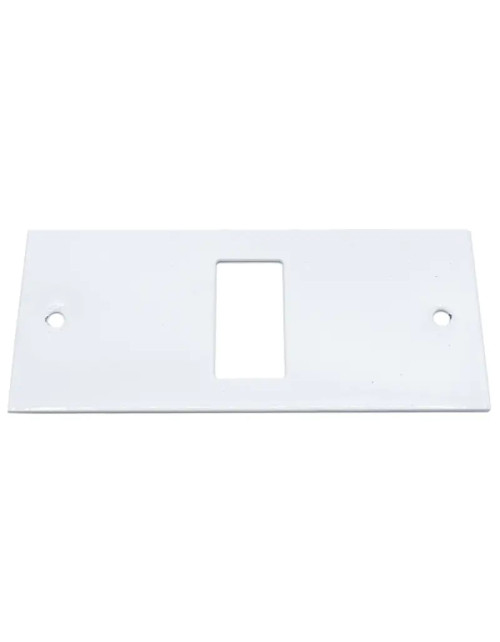 White lacquered Master insert 1 hole to be completed with frame 60l101