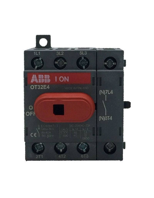 Abb OT32E4 40A 4P IP20 690V AC EE 274 5 disconnect switch