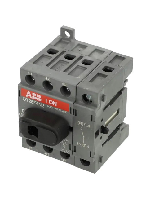 Abb OT25F4N2 25A 4P IP20 EE 273 7 changeover switch