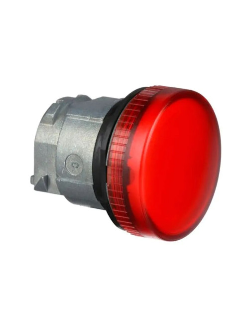 Schneider lamp head with smooth red indicator lamps diameter 22mm ZB4BV04