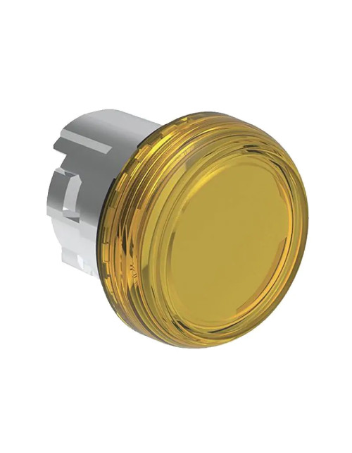 Cabezal de luz indicadora Lovato Platinum Yellow LPSL5