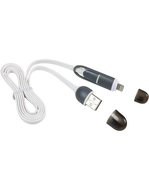 Fanton LIGHTNIG AND MICRO 82878 Doppel-USB-Kabel