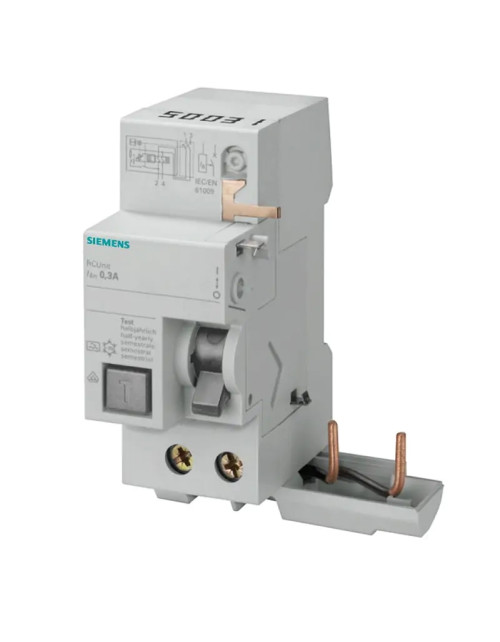 Bloc différentiel Siemens 2P 40A 300mA type A 2 modules pour 5SY 5SM26226