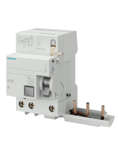 Blocco differenziale Siemens 3P 40A 30mA tipo AC 3 moduli per 5SY 5SM23320