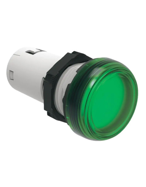 Indicatore luminoso Lovato monoblocco a LED Verde LED 230V LPMLM3