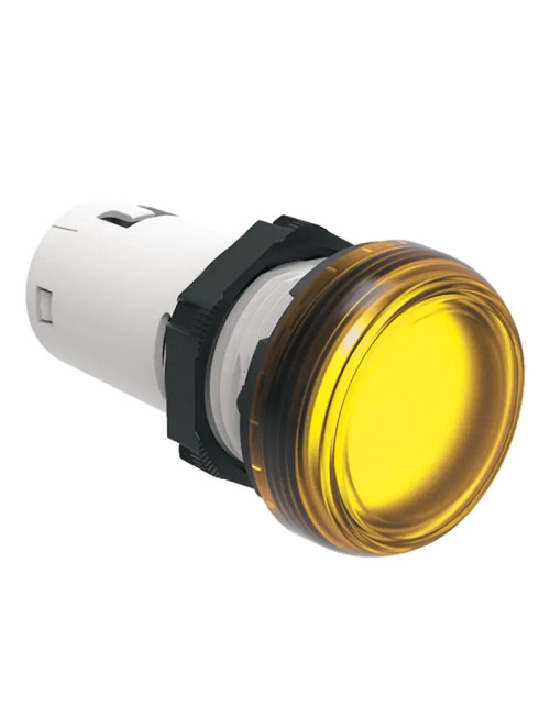 Luz indicadora LED monobloque Lovato LED amarillo 24V LPMLB5