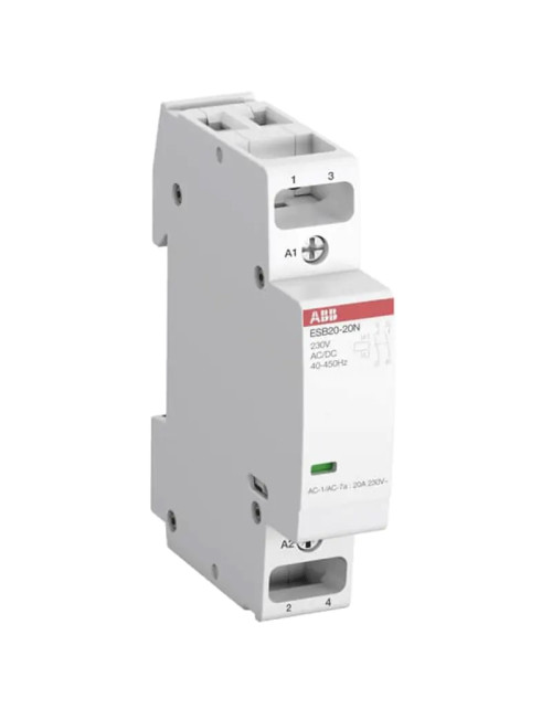 Contacteur modulaire Abb 20A 2NO 230 VAC ESB2020N06