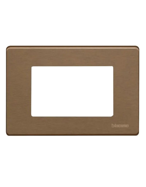 Assiette 3 places Bticino Magic bronze 503/3A/BR