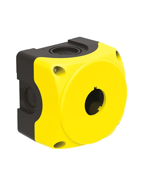 Lovato IP67 yellow plastic housing for 1 LPZP1A5 button