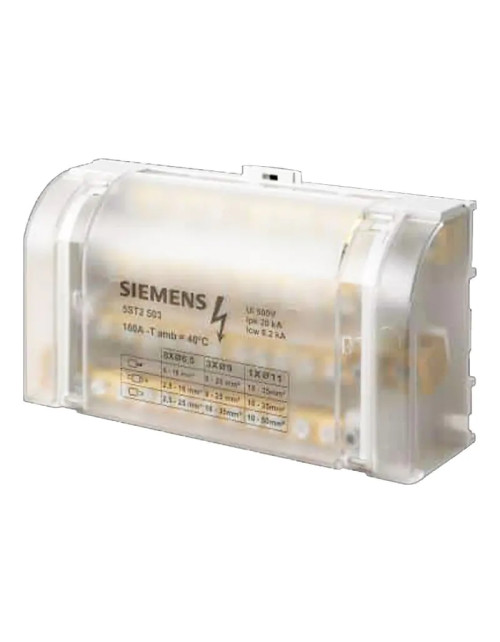 Bloc distributeur Siemens 4 pôles 160A 5ST2503