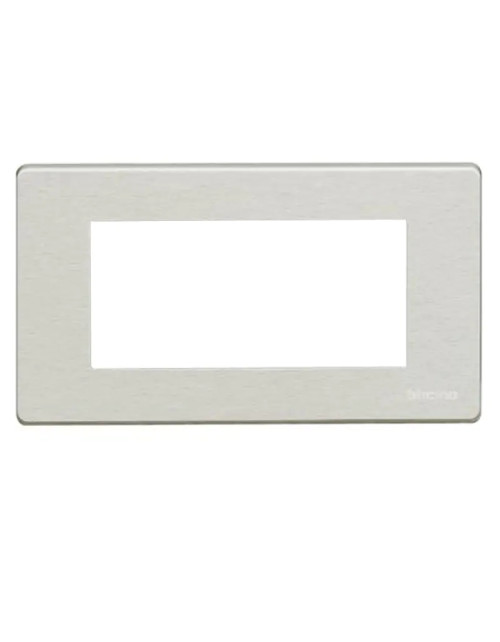 Placa din aluminiu Bticino Magic OXIDAL 504/4A/X cu 4 locuri